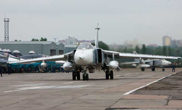 В Хабаровском крае на взлете разбился фронтовой бомбардировщик Су-24М