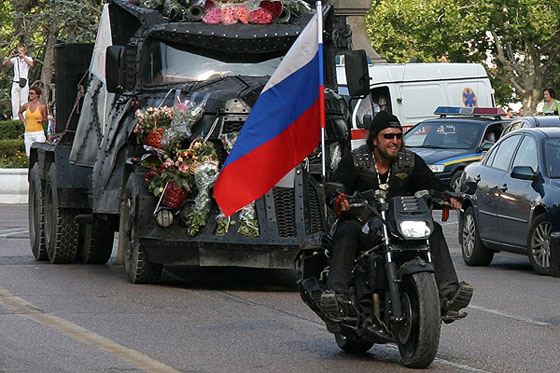 «Ночные волки» в Севастополе «Ночные волки» в Севастополе