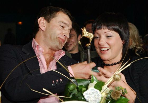 Константин Хабенский с первой женой