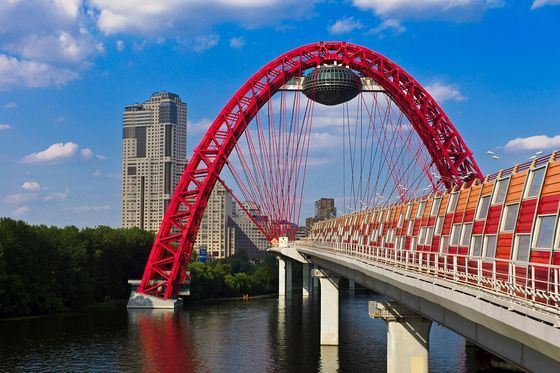 Живописный мост в Москве Живописный мост в Москве
