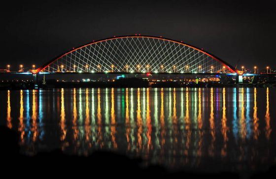 Прекрасный Бугринский мост в Новосибирске Прекрасный Бугринский мост в Новосибирске