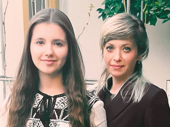 Юлия Салтовец с дочерью Юлия Салтовец с дочерью