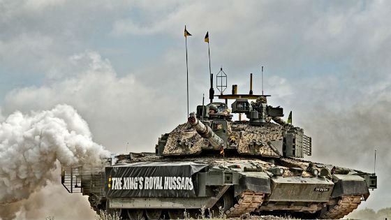 Challenger II в действии Challenger II в действии