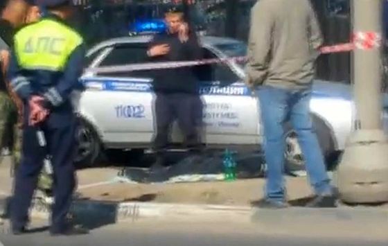 Один из убитых на Хованском кладбище Один из убитых на Хованском кладбище
