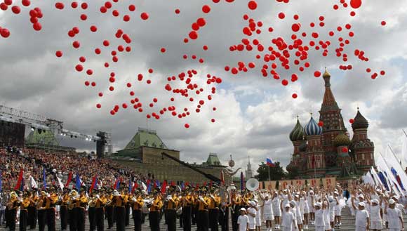 Празднование Дня России в Москве Празднование Дня России в Москве