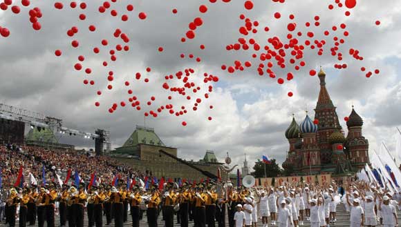 Празднование Дня России в Москве