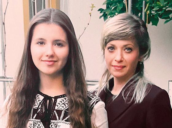 Юлия Салтовец с дочерью Юлия Салтовец с дочерью