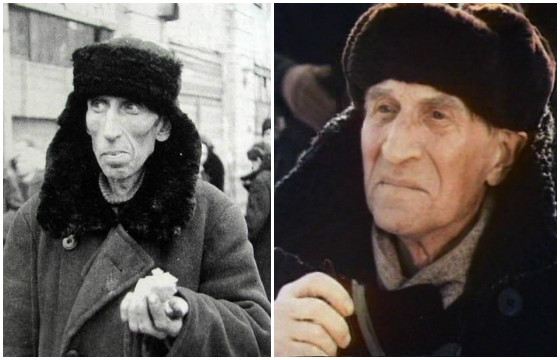 Изможденный мужчина поразительно похож на актера Изможденный мужчина поразительно похож на актера